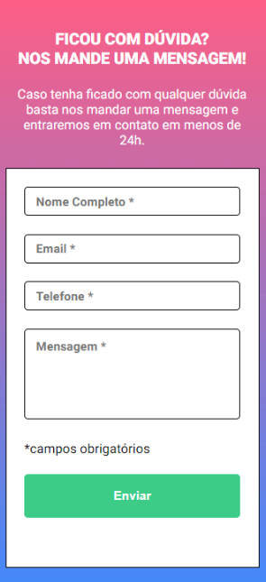 Formulário com validação